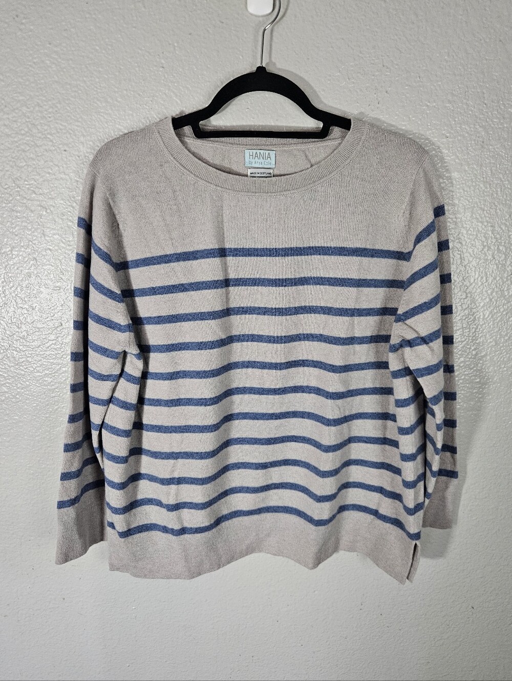 Hania By Anya Cole Cashmere Striped Sweater Size M
